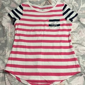 Tommy Hilfiger T-shirt with pink and blue stripes